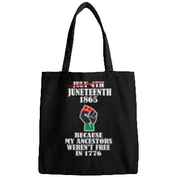 Discover Juneteenth Ancestors Black African American Flag.. Bags