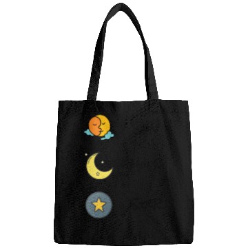 Discover sun moon and star Bags