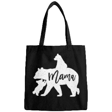 Discover Mama Bear 2 Baby Bear Cubs Playing Riding on Back Bags
