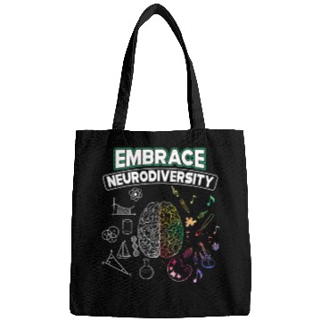 Discover Embrace Neurodiversity Brain Voice Bags