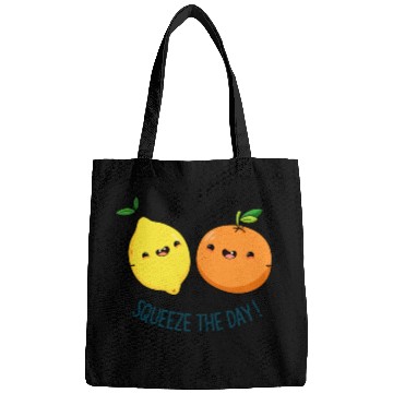 Discover Squeeze The Day cute Fruit Pun Bags