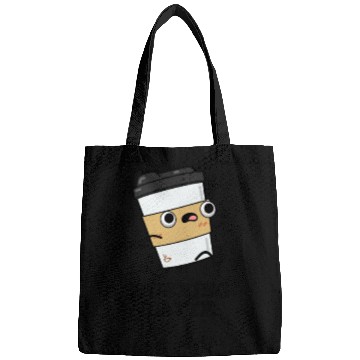 Discover Running Latte Cute Coffee Pun Bags
