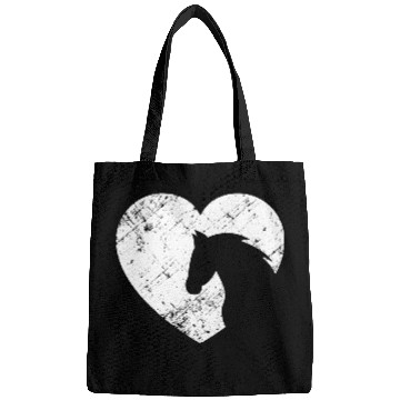 Discover Heart with horse head Bags