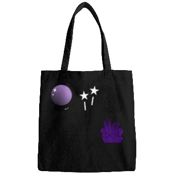 Discover witch magic wand crystal ball tarot crystal cat Bags