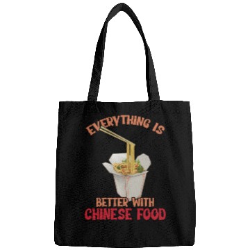 Discover Chinese Food Expert Asian eating Noodles Foodie Bags