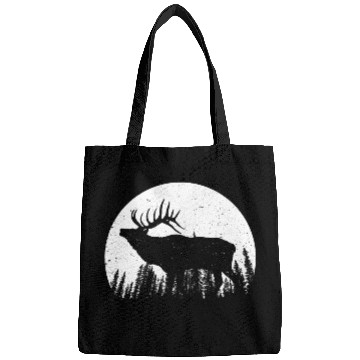 Discover Elk Antlers Forest Moon Bags
