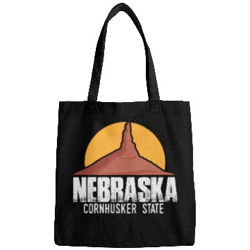 Discover Nebraska State | USA America States Chimney Rock Bags