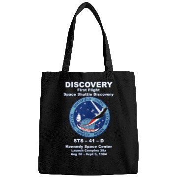 Discover NASA Space Shuttle STS-41-D Vintage Crew Bags