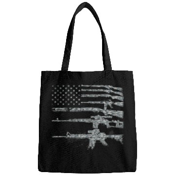 Discover Usa Guns Weapons Rifles Flag Digital Camo Gift Bags