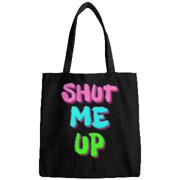 Discover SHUT ME UP - Neon Pink, Neon Blue & Neon Green Bags