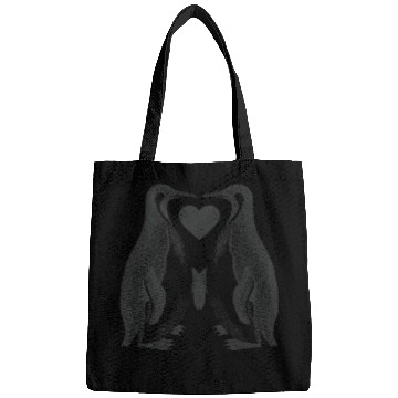 Discover Penguin Love Heart Gift For Penguin Lover Bags