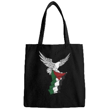 Discover Free Palestine Palestinian Flag Bird Eagle Palesti Bags