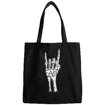 Discover Skeleton Hand Devil Horns Hand Sign Halloween Gift Bags