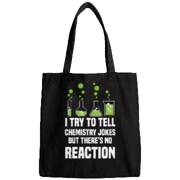 Discover Funny Science Chemistry Chemist Student Teacher Bags