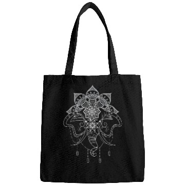Discover Elephant Mandala Drawing Buddha Chakra Bags