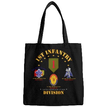 Discover Army 1st Infantry Division w Named BCTs V1 Bags