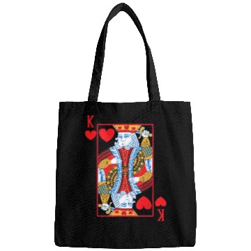 Discover Halloween Playing Card Costume KING OF HEARTS Bags