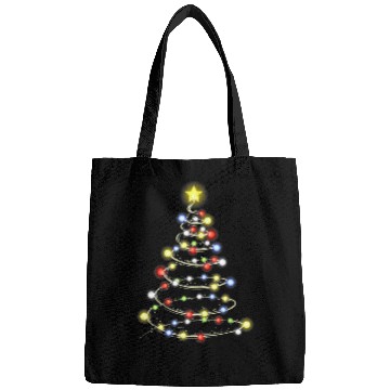 Discover christmas tree christmas light Bags
