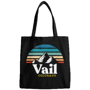 Discover Vail Colorado Usa Ski Resort 1980S Retro Gift Bags