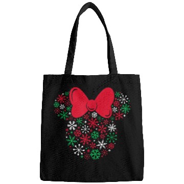 Discover Disney Minnie Mouse Icon Holiday Snowflakes Bags