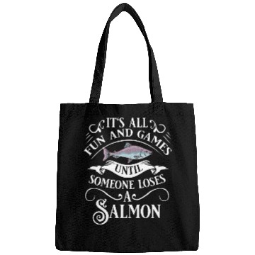 Discover Salmon Fishing Gift Coho Salmon Fish Bags
