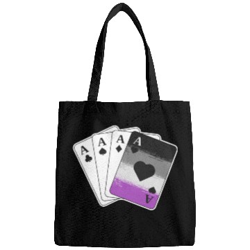 Discover Ace Asexual Pride Gifts Playing Card LGBTQ Pride Bags