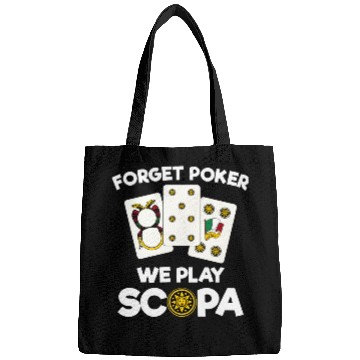 Discover Funny Scopa Quote Italian Card Game Bags