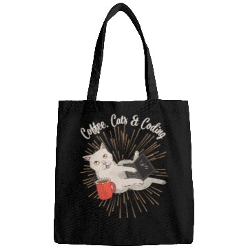 Discover Coding Cats and Coffee Software Developer Bags