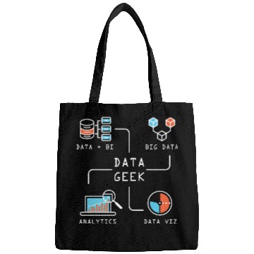 Discover Data Geek Information Analyst Bags