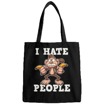 Discover I Hate People Monkey Bags