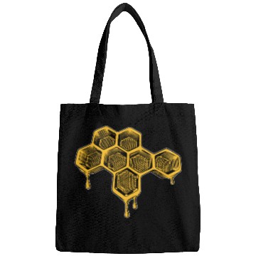 Discover Bee and Honey Nature Lover - Honeycomb Beekeeper Bags
