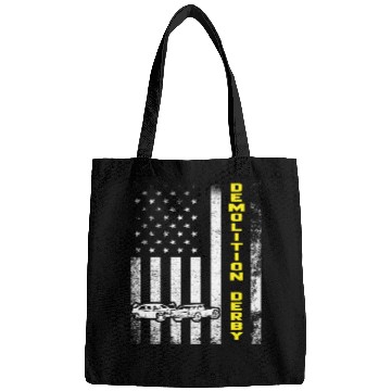 Discover Demolition Derby Car crashing Motorsport Racing US Bags
