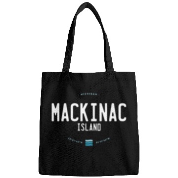 Discover Mackinac Island Michigan Beach Waves Bags