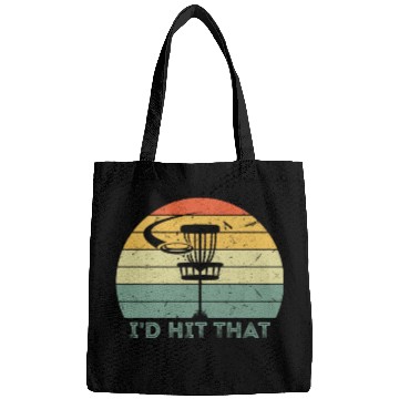 Discover Vintage I'd Hit That Discgolf Golfing Disc Gift Bags