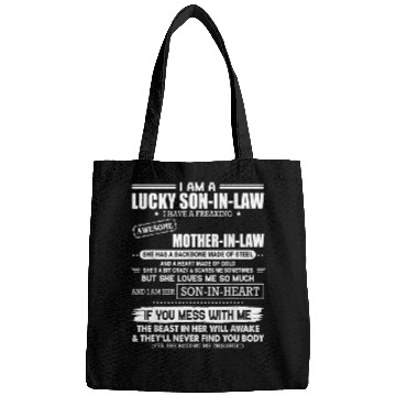 Discover Lucky son in law i have a awesome mother in law Bags