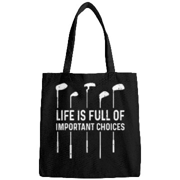 Discover Life Is Full Important Choices Golf Lover Bags