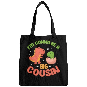 Discover I'm Gonna Be A Big Cousin Pregnancy Announcement Bags