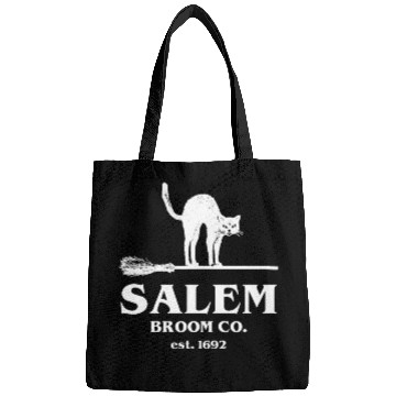 Discover Salem Broom Co Company Halloween Black Cat Witch A Bags