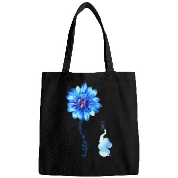 Discover Cute Elephant Diabetes Awareness And Flower Bags