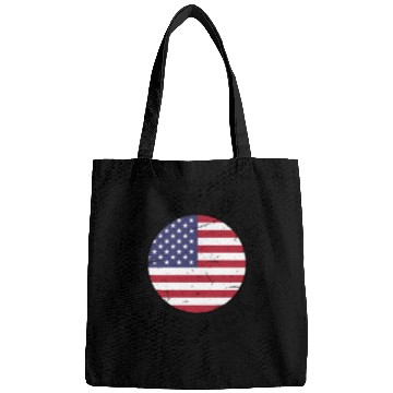 Discover USA Made in America flag stamp Bags