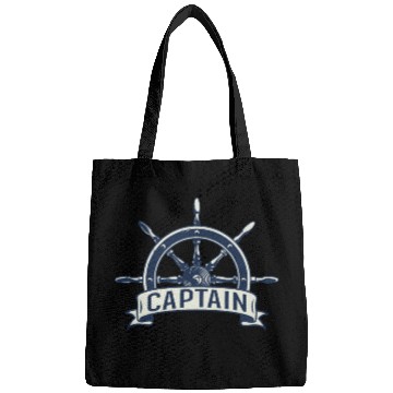 Discover Boat Captain Humor Boating Sailor Bags