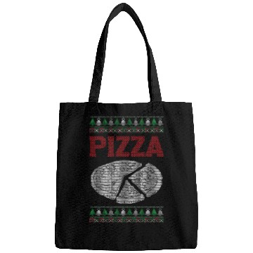 Discover Christmas Pizza Lover Funny Winter Holiday Gift Bags