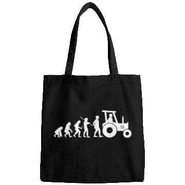 Discover Evolution Farming Funny Farm Farmer Agriculture Bags