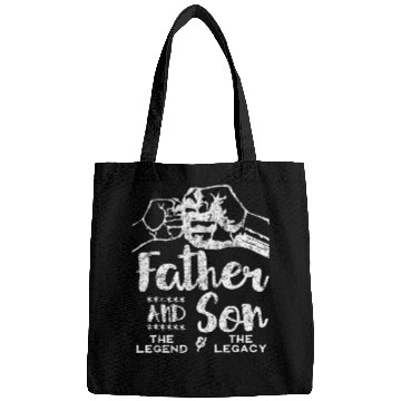 Discover Father Son The Legend The Legacy Matching Bags