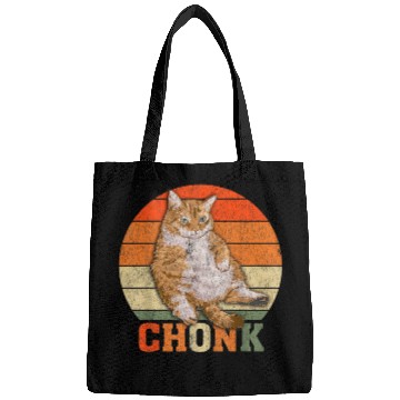 Discover Funny Overweight Chubby Chonk Cat Meme Memes Bags