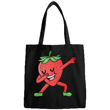 Discover Dabbing Strawberry For Strawberry Lover Bags