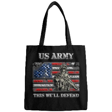 Discover US Army - This we'll defend USA Flag Bags