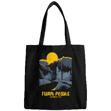 Discover Twin Peaks Welcome To Twin Peaks Poster Bags
