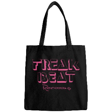 Discover Freak Beat Records Pink Bags