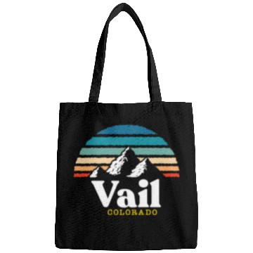 Discover Vail Colorado Usa Ski Resort 1980S Retro Gift Bags